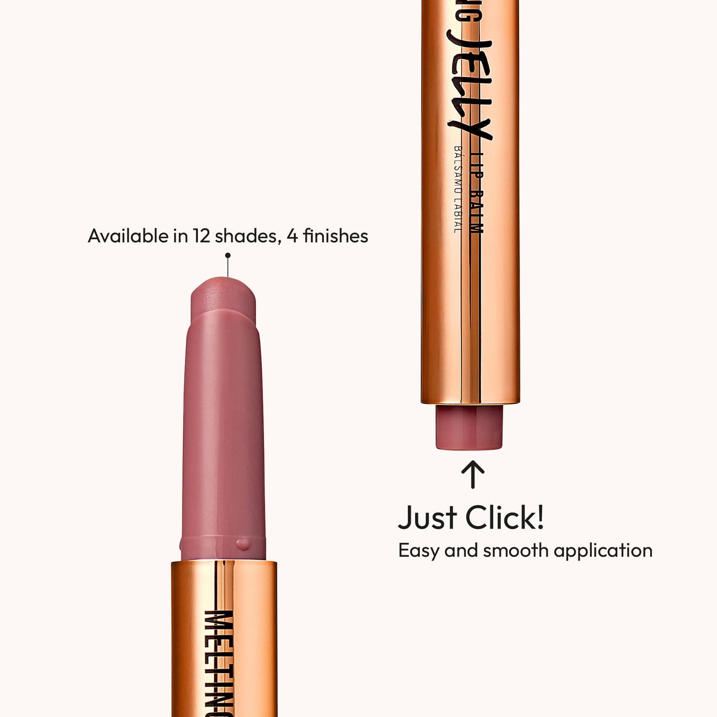 Kiss NEW YORK Professional Melting Jelly Lip Balm, High Shine & Moisturizing Lip Stick, Long Lasting, Plumping Effect Look, Non-Sticky & Not Cakey Beauty & Personal Care Kiss