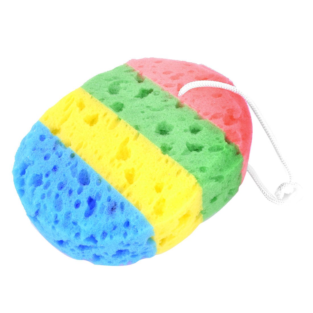 Ruilogod Colorful Rectangle Shape Shower Soft Sponge Hanging Loop (id: 8eb 1e0 e50 EDA 493 Beauty and Personal Care Ruilogod