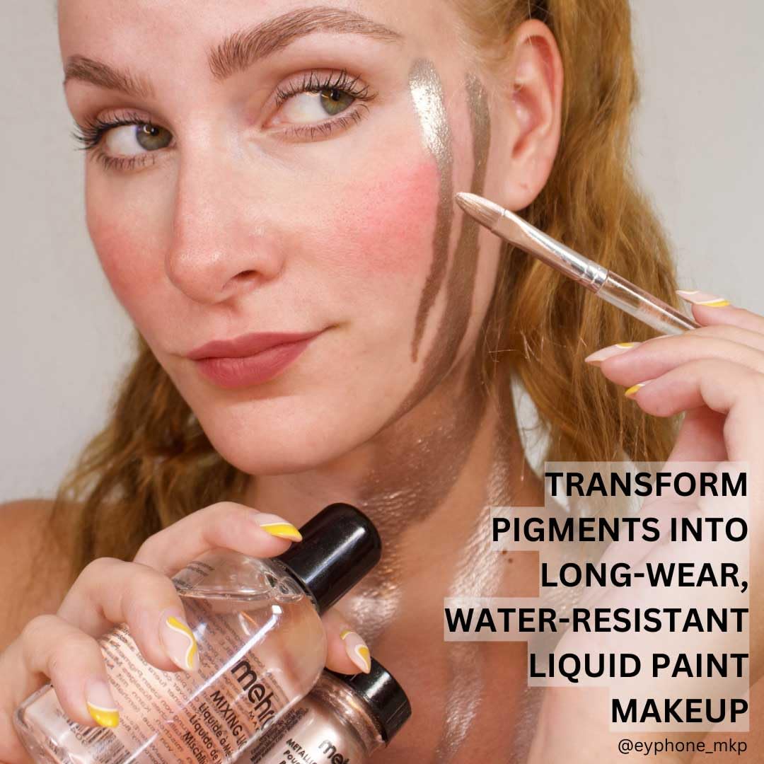 Mehron Makeup Mixing Liquid | Water Resistant For All Day Wear | Multi-Use Makeup Transformer | Eyeliner Mixing Medium | Clear 4.5 fl oz (133 ml) Beauty & Personal Care Mehron
