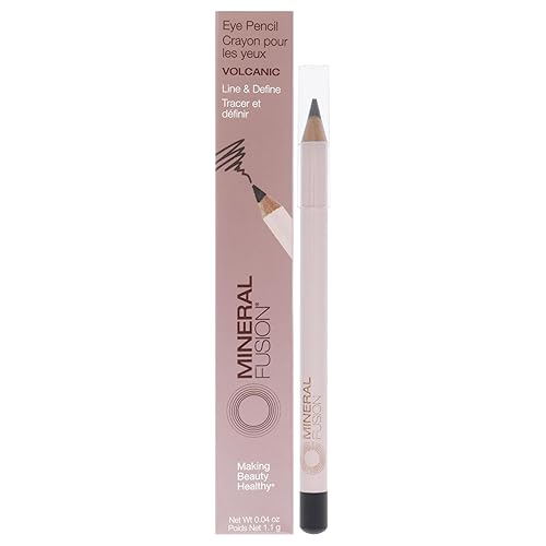 Eye Liner Pencil - Volcanic by Mineral Fusion for Women - 0.04 oz Eyeliner Beauty & Personal Care Mineral Fusion
