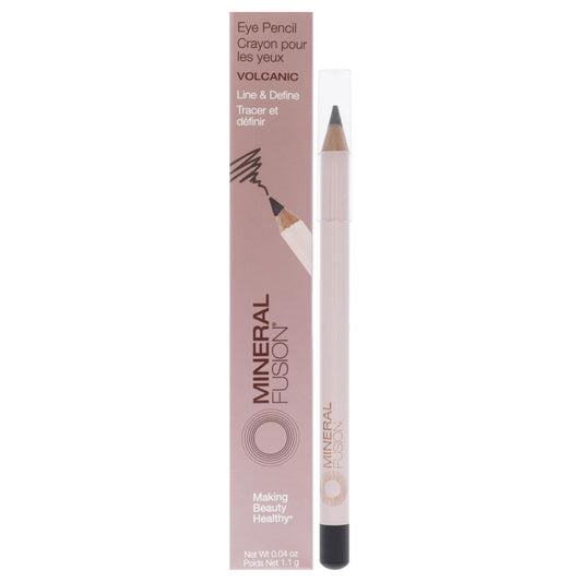 Eye Liner Pencil - Volcanic by Mineral Fusion for Women - 0.04 oz Eyeliner Beauty & Personal Care Mineral Fusion