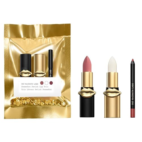 Pat Mcgrath Femmebot Fetish Lip Travel Size Trio Holiday Limited Edition Includes - Mini Mattetrance Lipstick, Clear Mini Lip Fetish Lip Balm, Mini Beauty & Personal Care Pat McGrath Labs