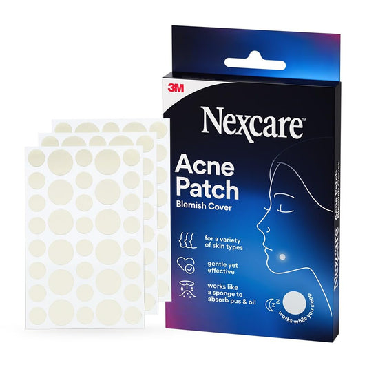 Nexcare Acne Cover, Skin Cover Absorbs Pus and Oil From Clogged Pores, Suitable Skincare for Most Skin Types - 108 Acne Covers Beauty & Personal Care Nexcare