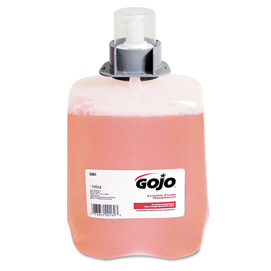 Gojo 5261-02 Luxury Foam Handwash, Cranberry (Pack of 2)