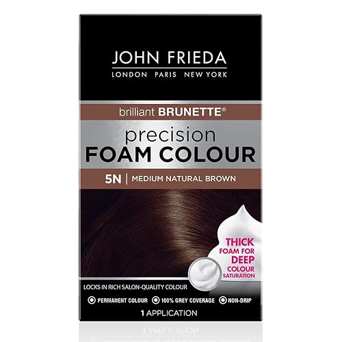 John Frieda Precision Foam Hair Colour, Medium Natural Brown 5N, 2 pk Beauty & Personal Care John Frieda