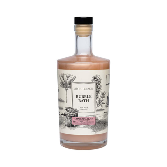 Archipelago Botanicals Luxury Charcoal Rose Bubble Bath, Moisturizing and Hydrating Gentle Bubble Bath, Detoxify, Restore and Soothe All Skin Types Beauty and Personal Care Archipelago Botanicals