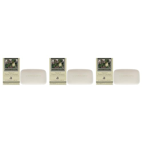 Perfumed Soap - Honeysuckle - Pack of 3 by LErbolario for Unisex - 3.5 oz Soap Beauty & Personal Care L'Erbolario
