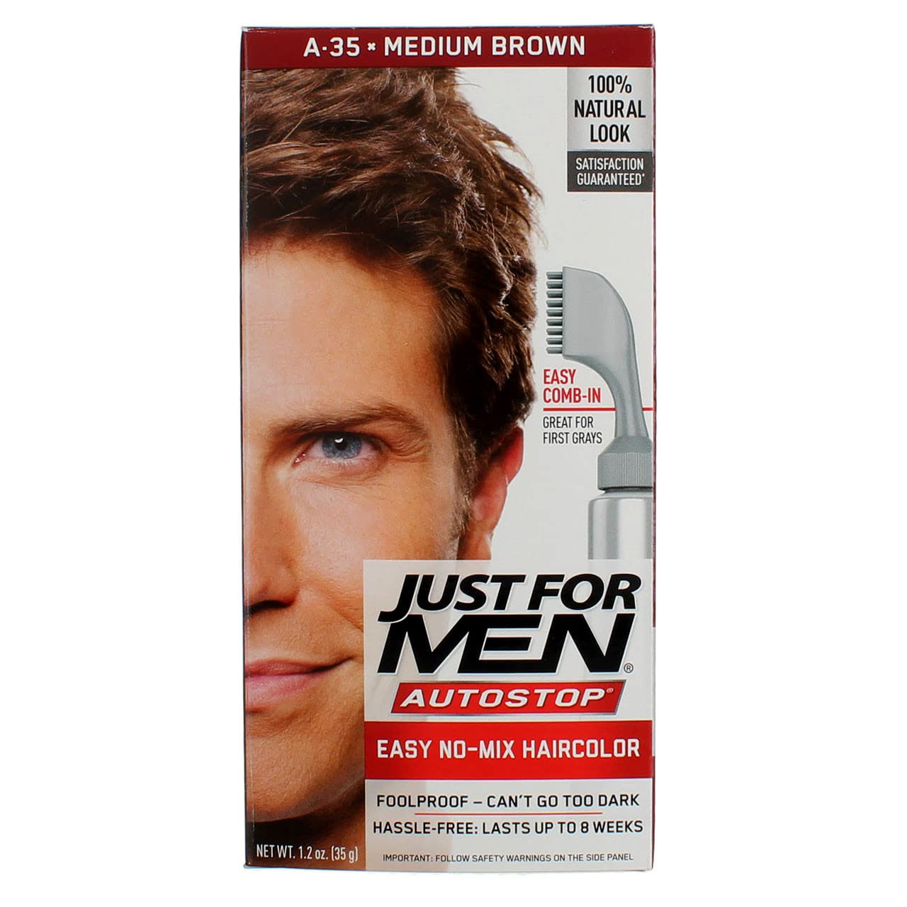 Just For Men Med Brwn Aut Size 12z Just For Men Med Brwn Auto Stp 12z Beauty & Personal Care Just for Men