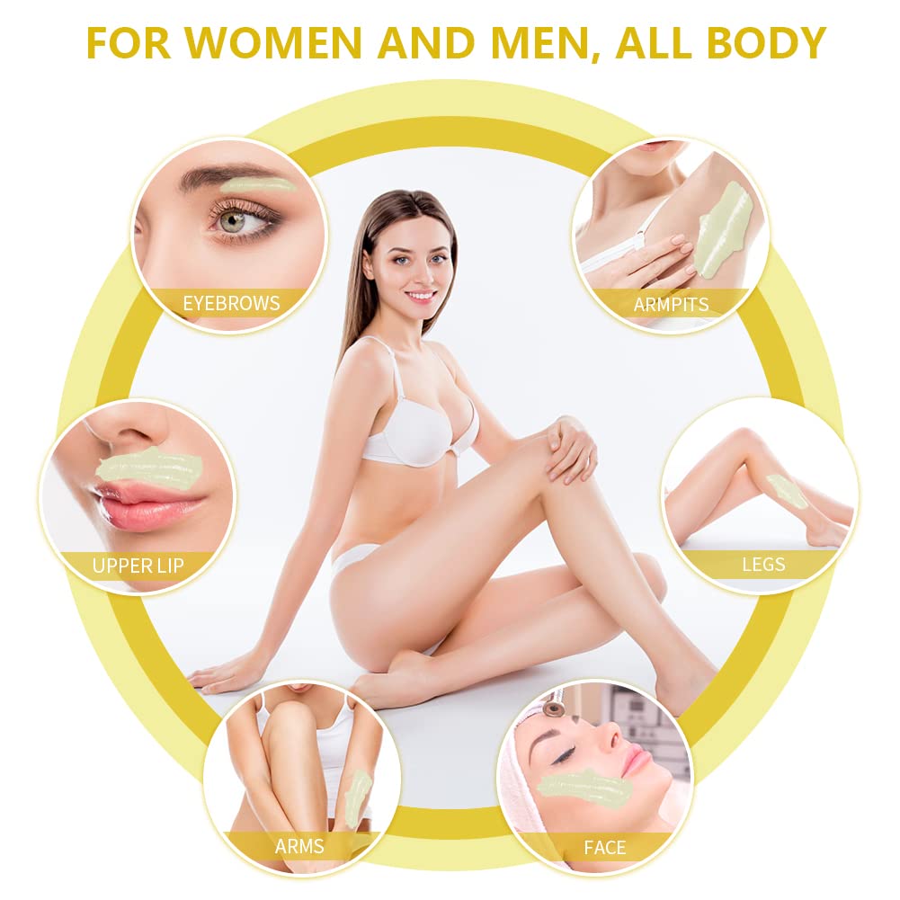 Bestidy Hard Wax Beads for Hair Removal, Waxing Beads for Coarse Hair, 500g Refill Wax Beads for Wax Warmer, Home Waxing for All Body and Brazilian Beauty and Personal Care Bestidy