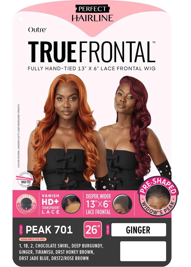 Outre Lace Front Wig - Perfect Hair Line 13X6 - True Frontal - Peak 701 (TIRAMISU)