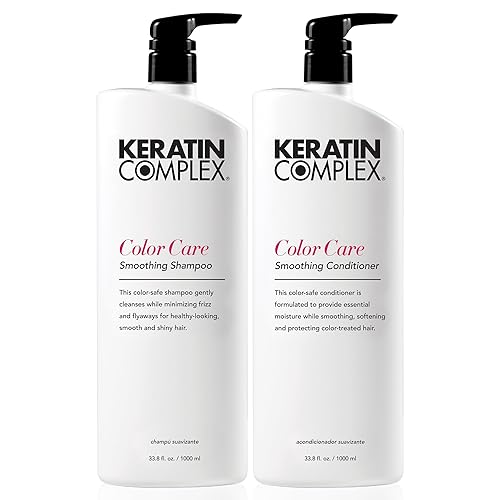 Keratin Complex - Color Care Smoothing Shampoo & Conditioner Duo - 33.8 fl oz Each Beauty & Personal Care Keratin Complex