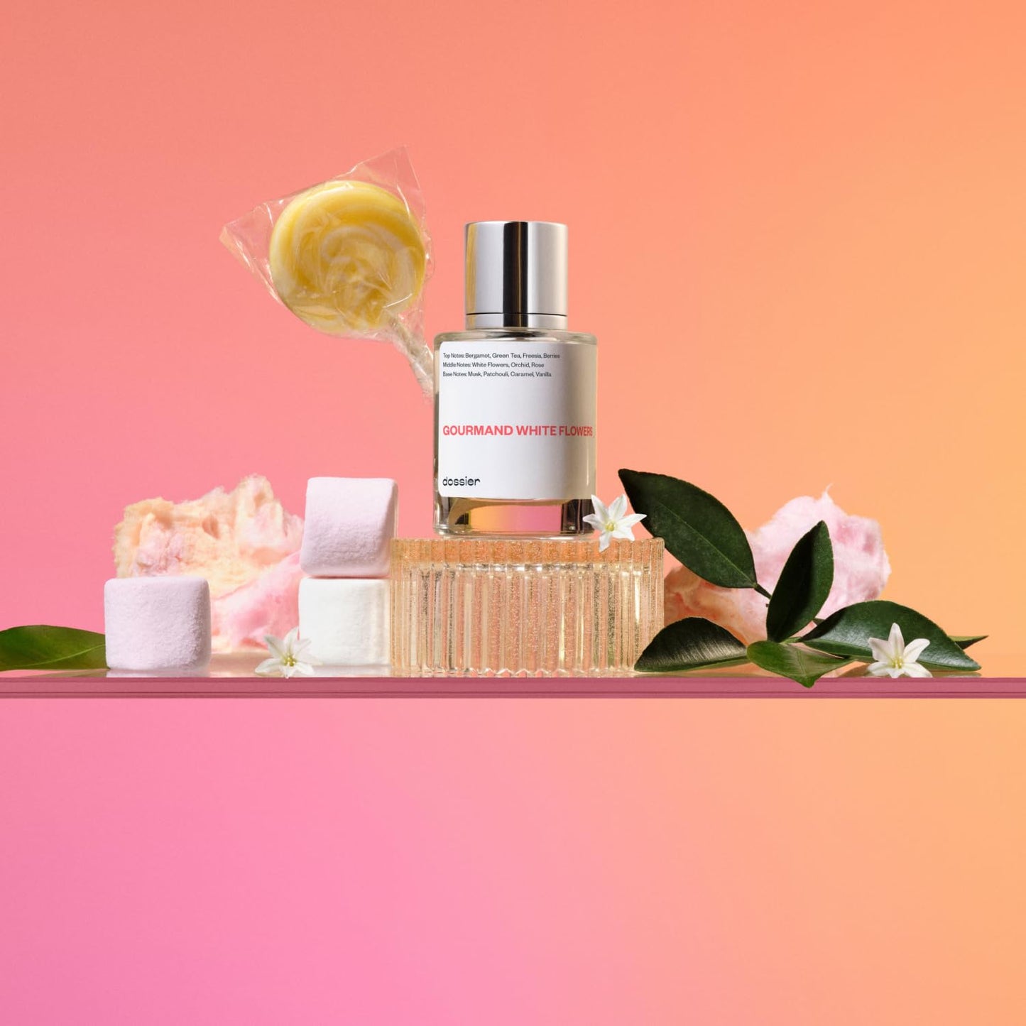 Dossier - Gourmand White Flowers - Eau de Parfum - Inspired by Viktor&Rolf's Flowerbomb - Perfume Luxury - Pure Infused - Paraben-Free - Vegan - Beauty & Personal Care Dossier