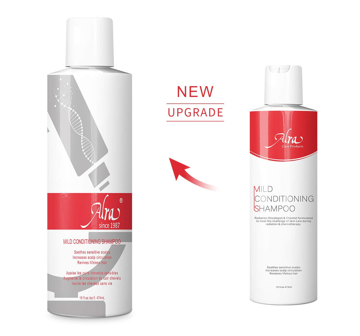 Alra - Mild Conditioning Shampoo - Gentle Cleanser and Conditioner for Cancer Patients During and After Radiation and Chemotherapy - Improves Fragile
