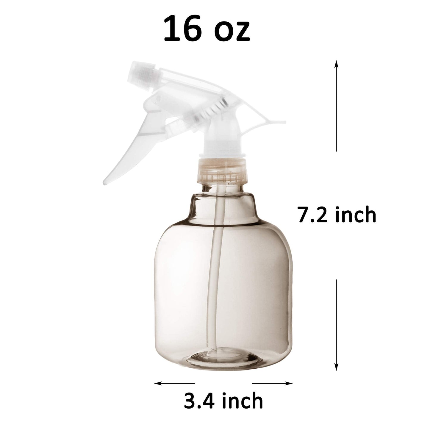 Youngever 4 Pack Empty Color Plastic Round Spray Bottles 16 Ounce Beauty & Personal Care Youngever
