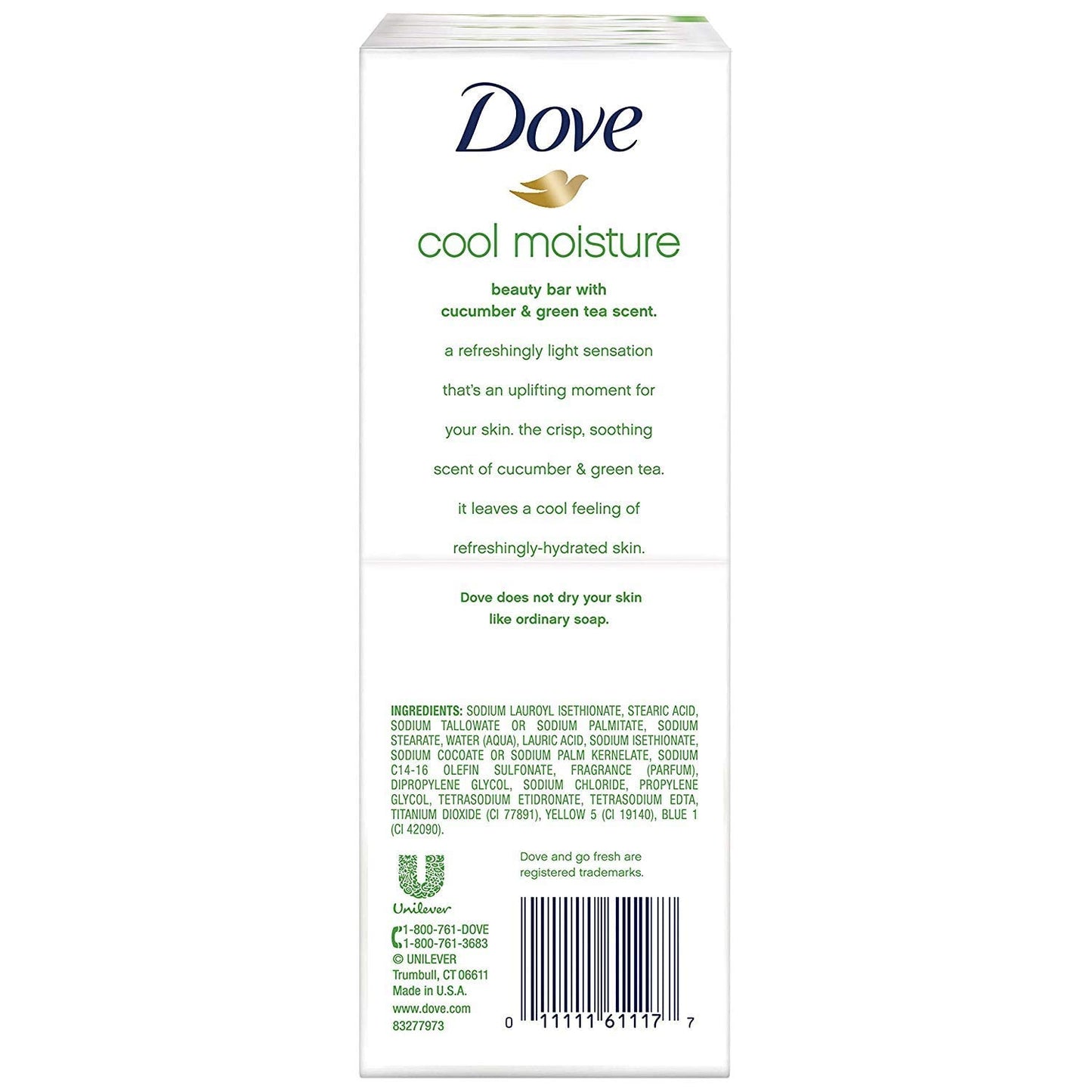 Dove Go Fresh Beauty Bar - Cool Moisture - 4 oz - 6 ct - 2 pk Beauty & Personal Care Dove