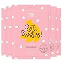 FACETORY K Beauty Face Mask Skin Care - OATS MY BANANAS CALMING Sheet Mask with Oat Extract | Milky Essence Soothes & Moisturizes (5 Pack) Beauty & Personal Care FACETORY