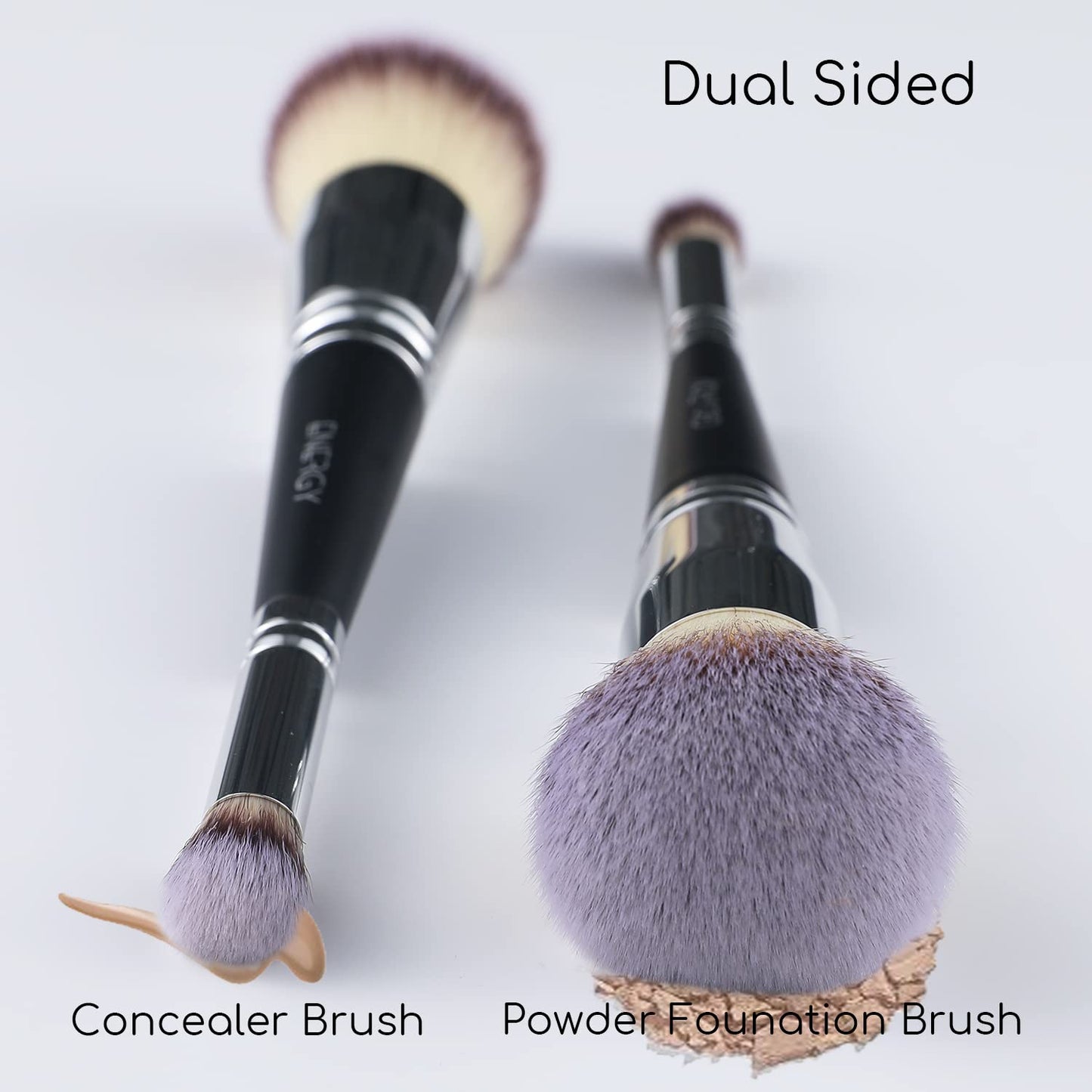 ENERGY Foundation Brushes for Liquid Foundation Makeup Brushes Dual-ended Foundation Brush Concealer Brush Under Eye Ideal for Liquid, Cream Beauty & Personal Care ENERGY