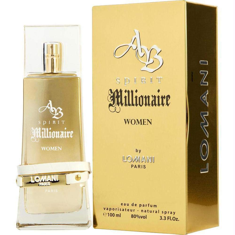 Lomani AB Spirit Millionaire by Lomani for Men - 2 Pc Gift Set 3.4oz EDT Spray, 6.8oz Deodorant Spray Beauty & Personal Care Lomani