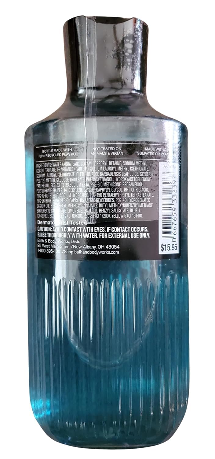 Bath & Body Works Atlantic 3-in-1 Hair, Face & Body Wash for Men - Fresh Sea Citrus Shower Gel Beauty & Personal Care Bath & Body Works