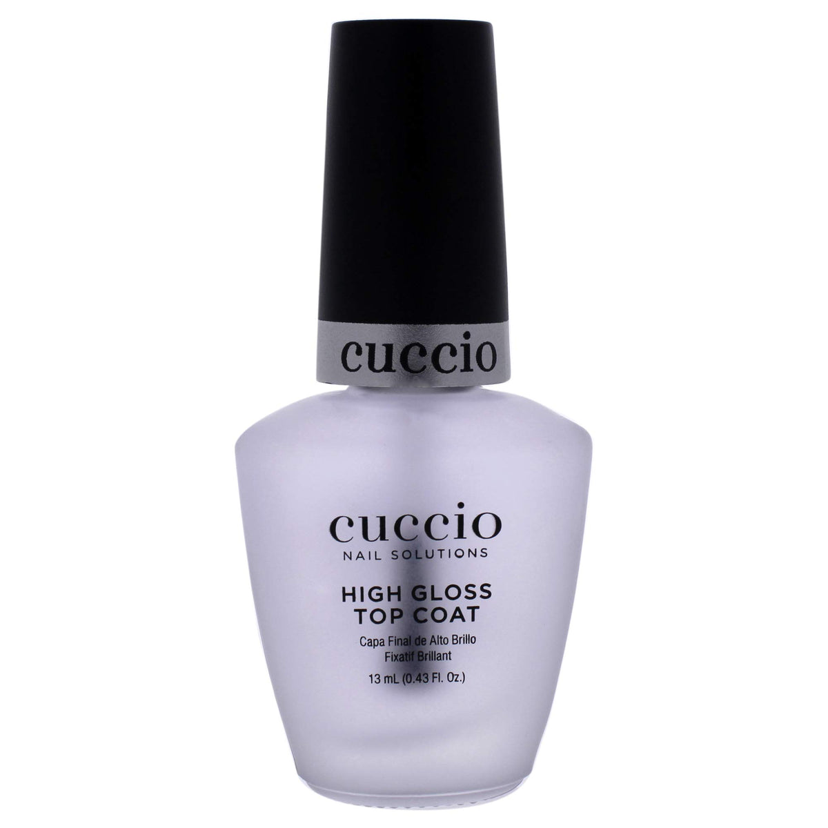 Cuccio Colour High Gloss Nail Top Coat - Developed With UV Absorbers To Help Protect The Nail Colour - Flexible Chip Resistant Protective Coating