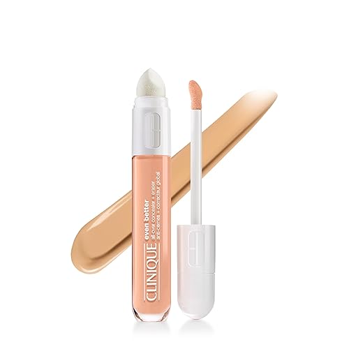 Clinique Even Better All-Over Full Coverage Concealer + Eraser Makeup For Dark Undereye Circles | With Hyaluronic Acid + Caffeine | Hydrating Beauty & Personal Care Clinique