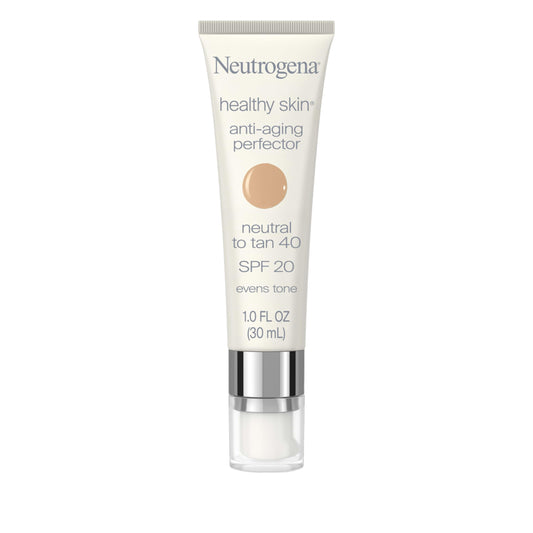 Neutrogena Healthy Skin Anti-Aging Perfector - with Retinol, Tinted Moisturizer with SPF 20 & Sheer Coverage that Smooths Skin Texture & Reduces the Beauty & Personal Care Neutrogena