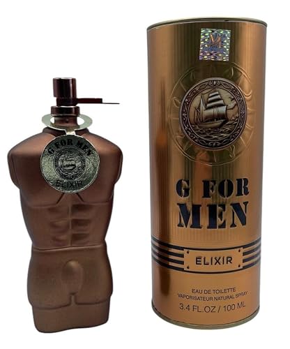 MCH BEAUTY LLC G FOR MEN ELIXIR designer cologne fragrance 3.4 Fl. Oz. Eau de Toilette Spray (G FOR MEN ELIXIR) Beauty & Personal Care MCH BEAUTY LLC