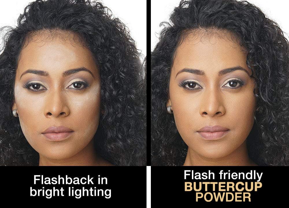 Sacha Buttercup Setting Powder - Medium to Deep Skin Tones Translucent Loose Face Powder, Flashback-Resistant, Oil Control, Long-Wear Matte Finish