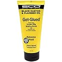 Eco Styler Black Castor & Flaxseed Oil Get Glued Front lace Under- Wig Styling Bond 48 hour Extreme Hold Beauty & Personal Care Eco Style