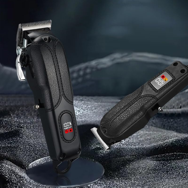 NSUQOA JSEIAJB Electric Charging Pusher Adult Carving Electric Pusher Scissors Home Barber Digital Display Beauty and Personal Care NSUQOA
