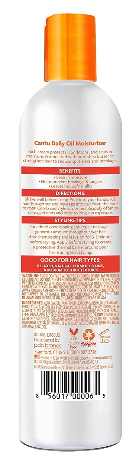 Cantu Shea Butter Daily Oil Moisturizer 13 Ounce (384ml) (2 Pack)