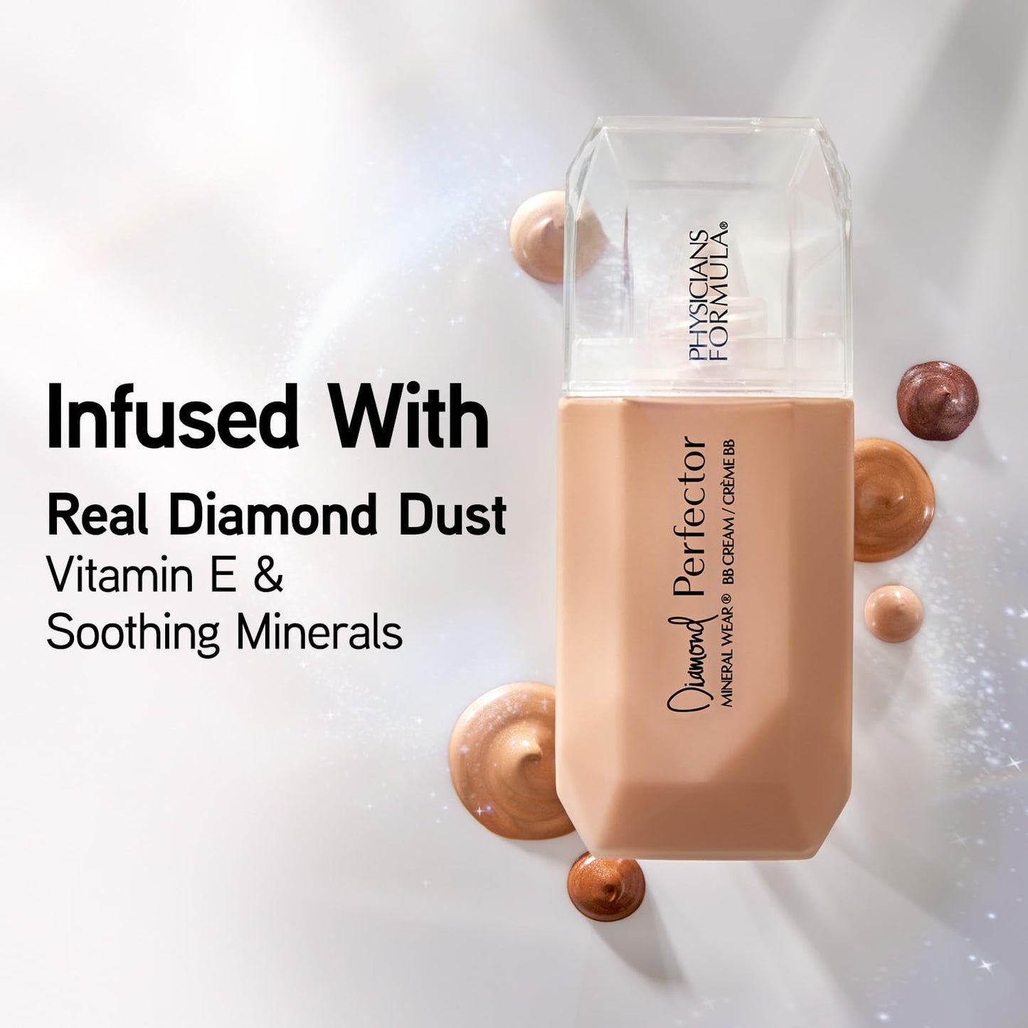 Physicians Formula Mineral Wear®Diamond Perfector BB Cream, 10 in 1 Skin Perfecting Beauty Balm, Lightweight & Luminous Finish - Tan to Deep Beauty & Personal Care Physicians Formula
