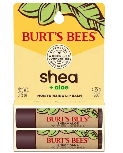 Burt's Bees Lip Balm 0.15oz 4.25g - Shea Butter & Aloe Beauty & Personal Care Burt's Bees