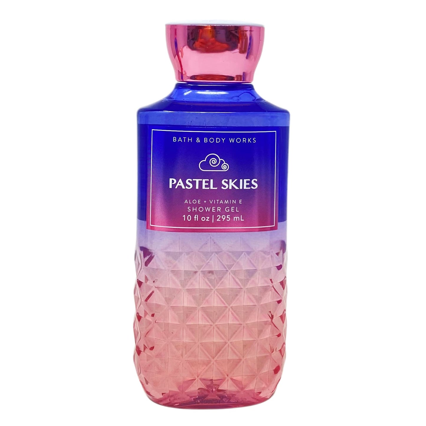 Bath & Body Works Pastel Skies 2 Piece Bundle - Body Cream and Shower Gel with a Himalayan Salts Springs Bar Soap - Full Size Beauty and Personal Care Bath & Body Works