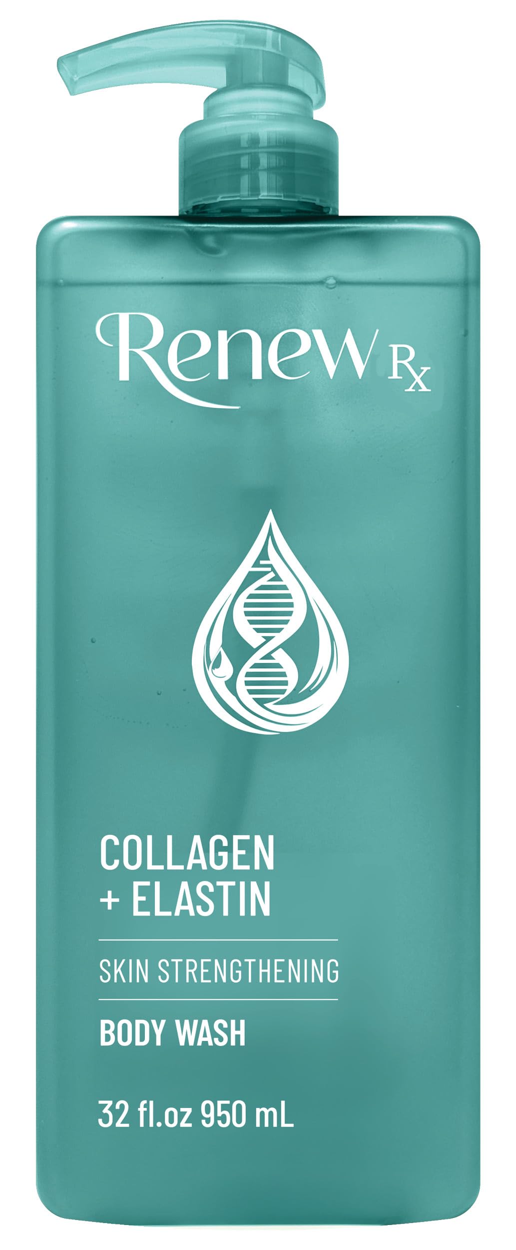 RENEW RX Collagen + Elastin Skin Strengthening Body Wash - Firming Skin Care, Hydrating Cleanser, Vegan Skincare, 32 fl oz Beauty & Personal Care RENEW RX