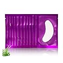 Voncasen 100 Pairs Set Under Eye Pads, Comfy and Cool Under Eye Patches Gel Pad for Eyelash Extensions Eye Mask Beauty Tool (Purple) Beauty & Personal Care Voncasen