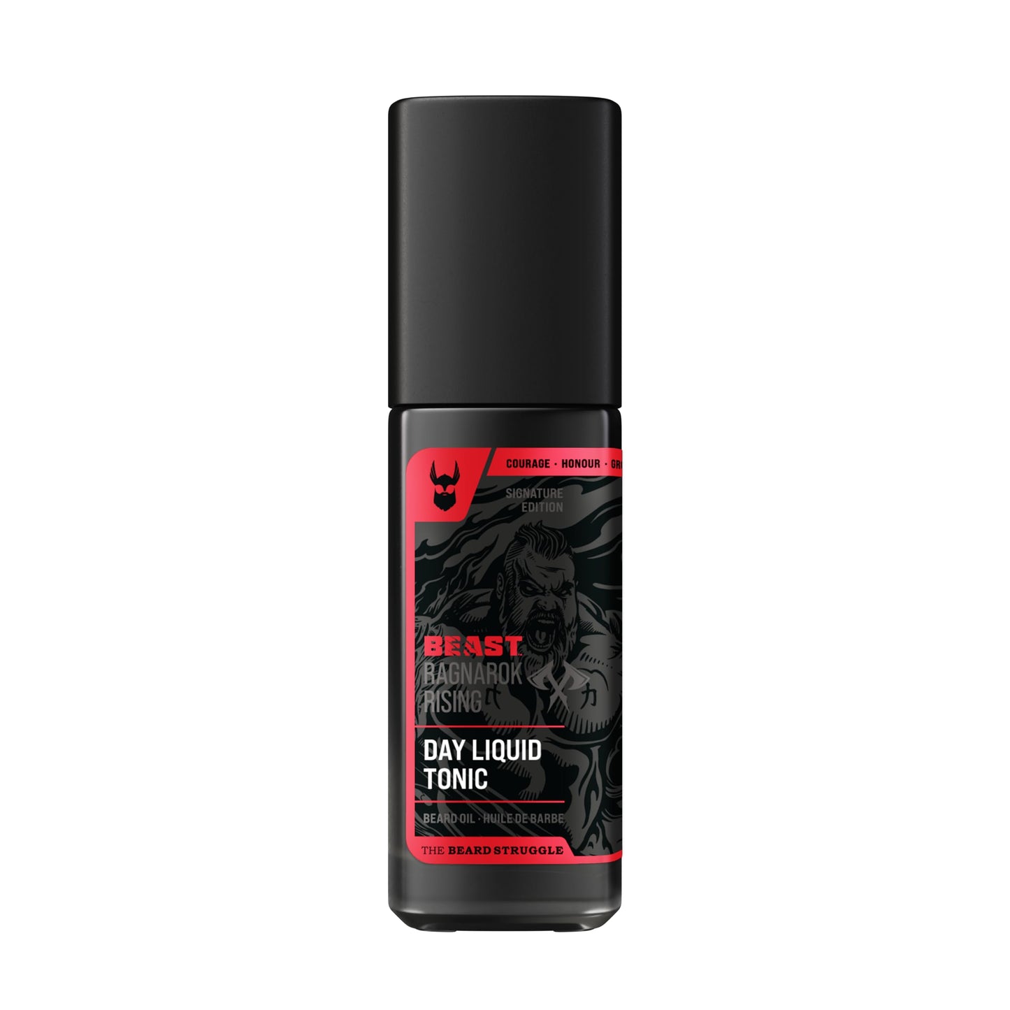 The Beard Struggle The Beast Line Beard Oil for Men Ragnarok Rising Eddie Hall Beast Line - Signature Edition - Day Liquid Tonic Beard Growth Oil Beauty and Personal Care The Beard Struggle