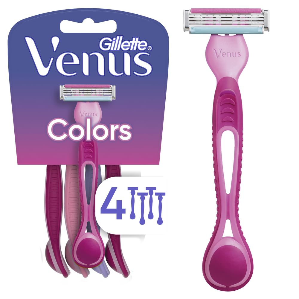 Gillette Venus Simply3 Women's Disposable Razors, 4 Count, 1 Pack Beauty & Personal Care Gillette Venus