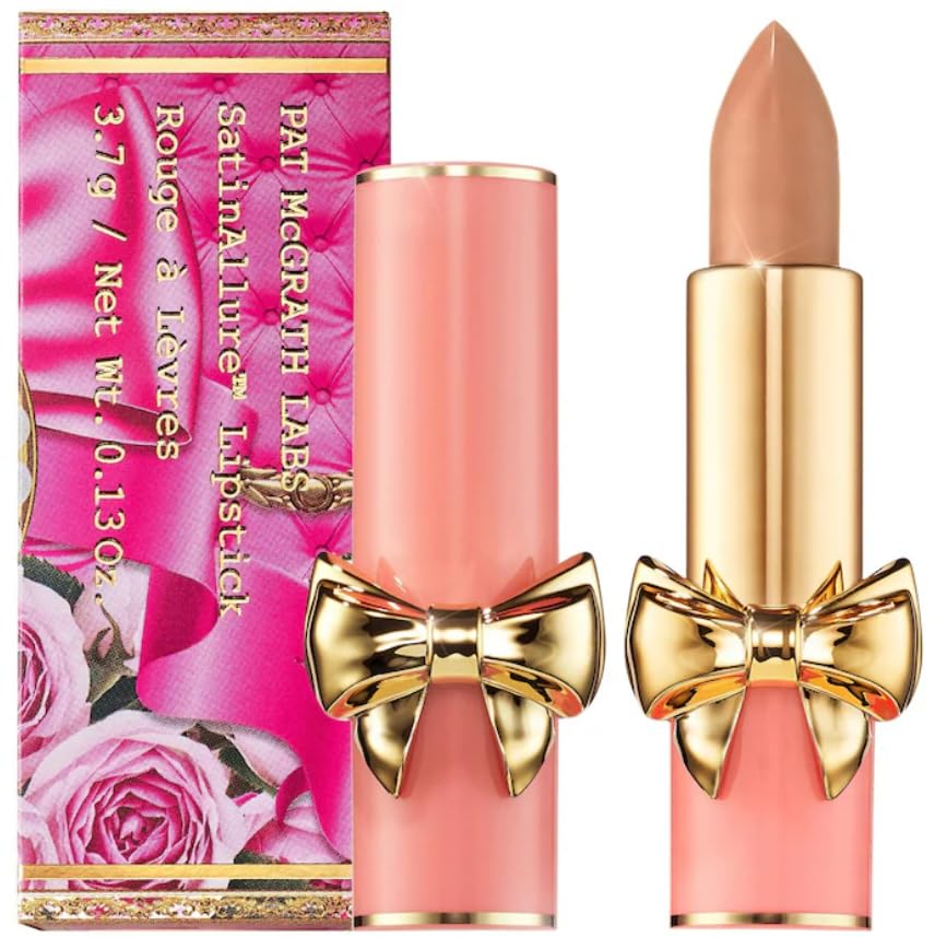 Pat McGrath Labs SatinAllure Lipstick - Nude Fantasia & Complimentary Sheet Masque Beauty & Personal Care Pat McGrath Labs