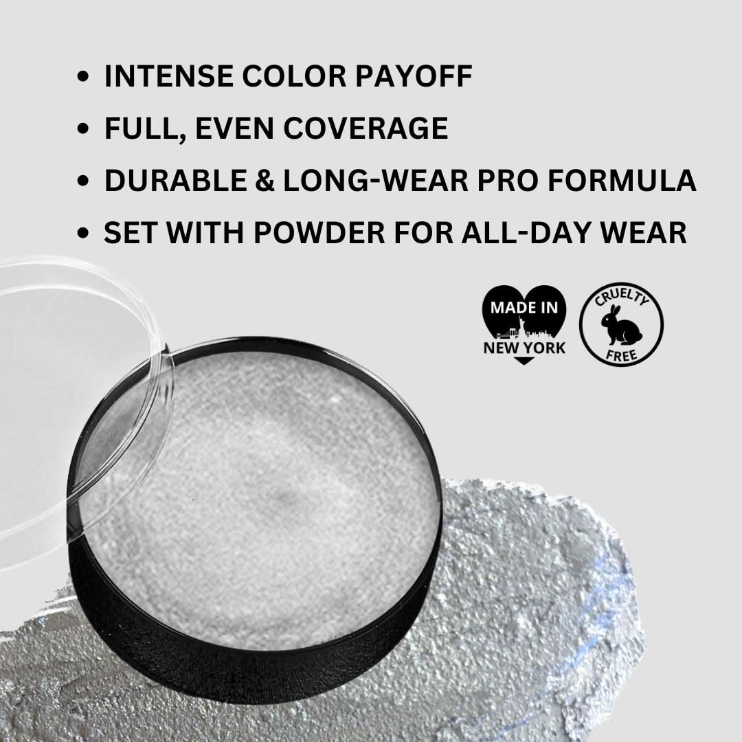 Mehron Makeup Color Cups (.5 oz) (Silver) Beauty & Personal Care Mehron