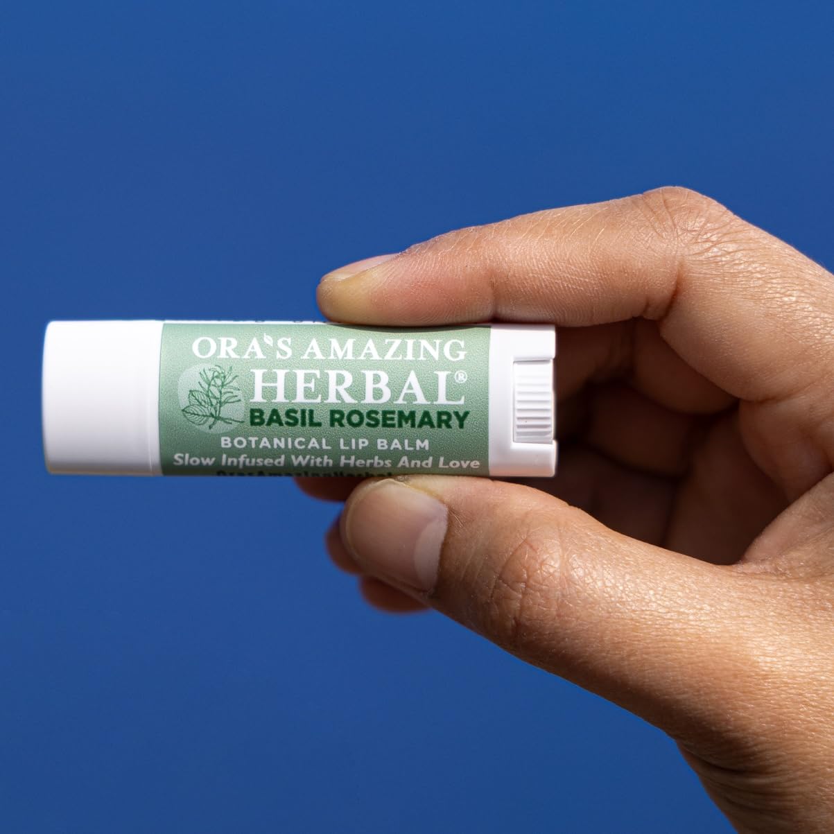 Natural Lip Balm, Perioral Dermatitis Treatment, Calendula, Healing Lip Balm with Immune Supportive Basil & Rosemary Essential Oil, Organic Coconut Beauty and Personal Care Ora's Amazing Herbal