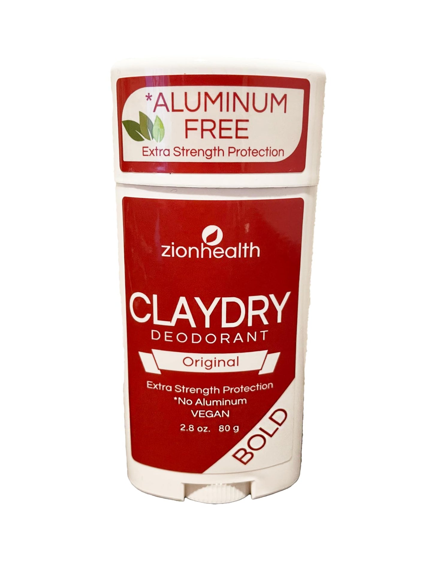 Zion Health Zionhealth Clay Deodorant Original Extra Strength Protection, Bold, 2.8 Oz Beauty and Personal Care Zion Health