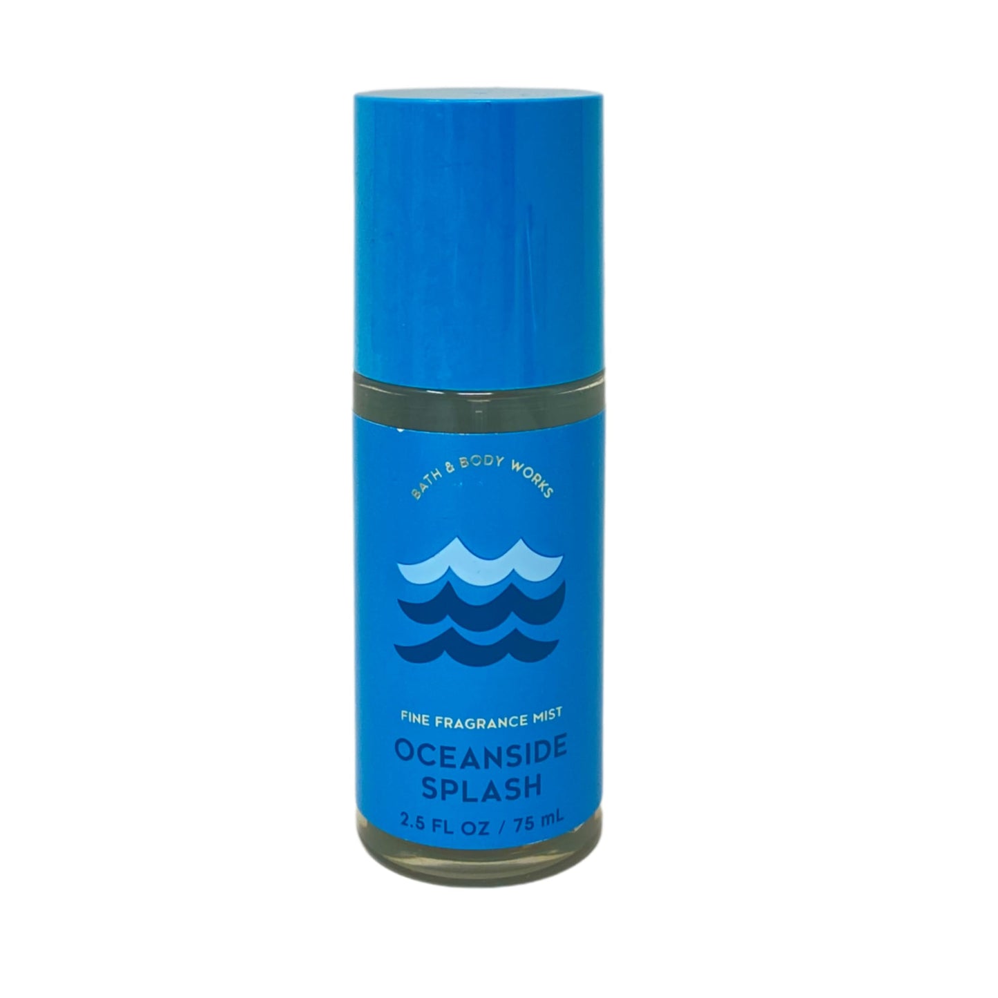 Bath & Body Works Oceanside Splash - 4 Travel Size Fine Fragrance Mists (2.5 fl oz / 75 mL Each) with a Himalayan Salts Springs Sample Soap Beauty & Personal Care Bath & Body Works