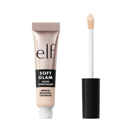 e.l.f. Soft Glam Satin Concealer, Medium Coverage For Blemishes & Under-Eye, Crease-Resistant, Long Lasting, Vegan , 10 Fair Cool Beauty & Personal Care e.l.f.