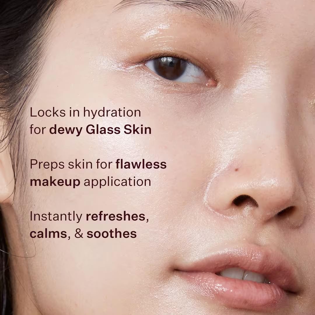 Peach & Lily - Glass Skin Veil Mist (3.38 ounces) - Hydrate & Glow - Facial Mist - Weightless - Cucumber Water, Lotus, Peach, Reishi Mushroom - Self Beauty & Personal Care Peach & Lily