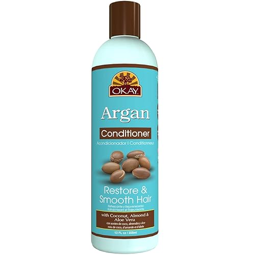 OKAY Argan Oil Conditioner, 12 Fluid Ounce Beauty & Personal Care OKAY
