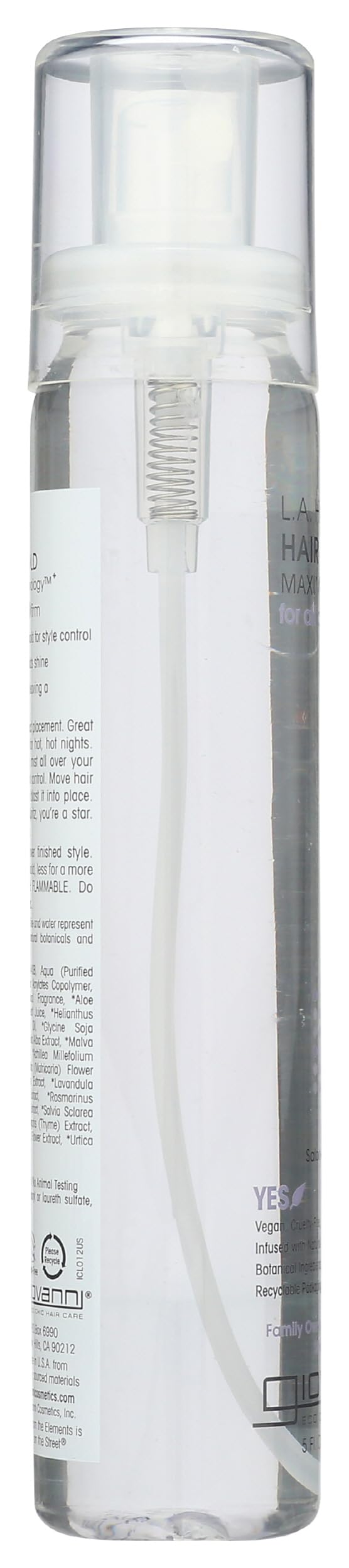 GIOVANNI L.A. Hold Hair Spritz - Maximum Styling Spray, Lightweight, Lauryl & Laureth Sulfate Free - 5 oz Beauty & Personal Care GIOVANNI