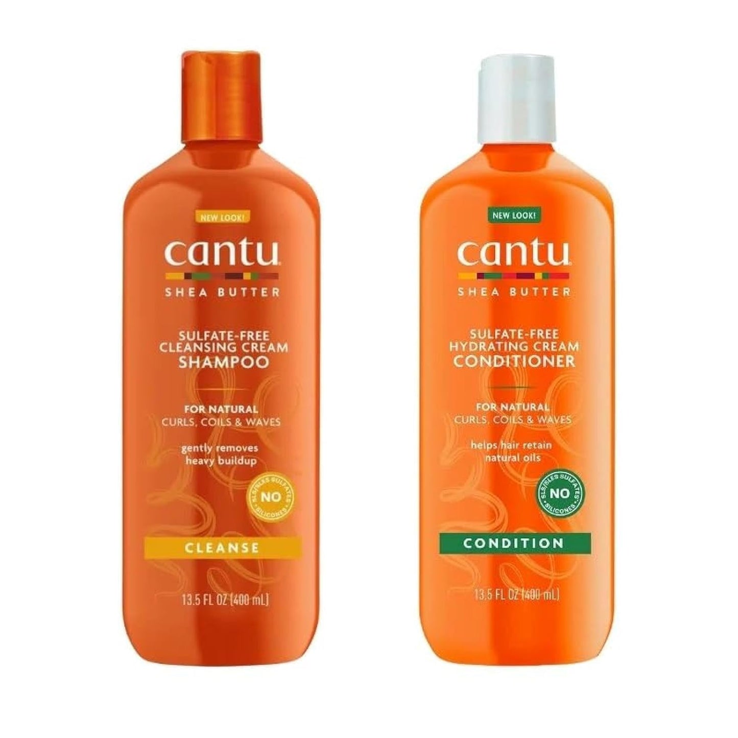 Cantu Shea Butter for Natural Hair Shampoo and Conditioner SULFATE FREE by Cantu Beauty & Personal Care Cantu