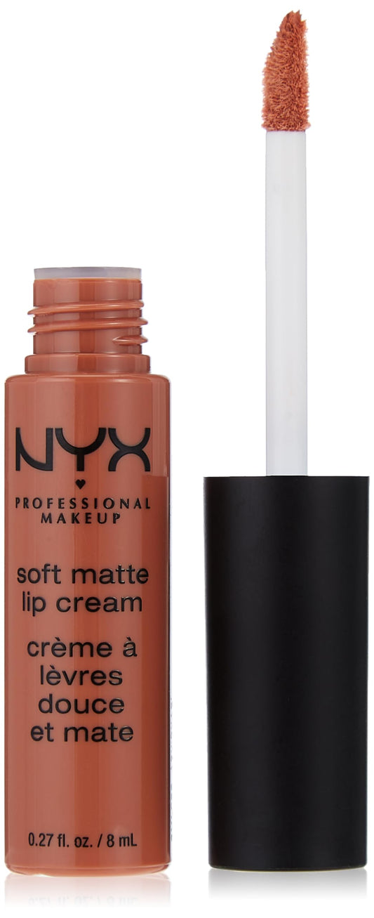 NYX PROFESSIONAL MAKEUP Soft Matte Lip Cream, Lightweight Liquid Lipstick - Abu Dhabi (Deep Rose-Beige) Beauty & Personal Care NYX PROFESSIONAL MAKEUP
