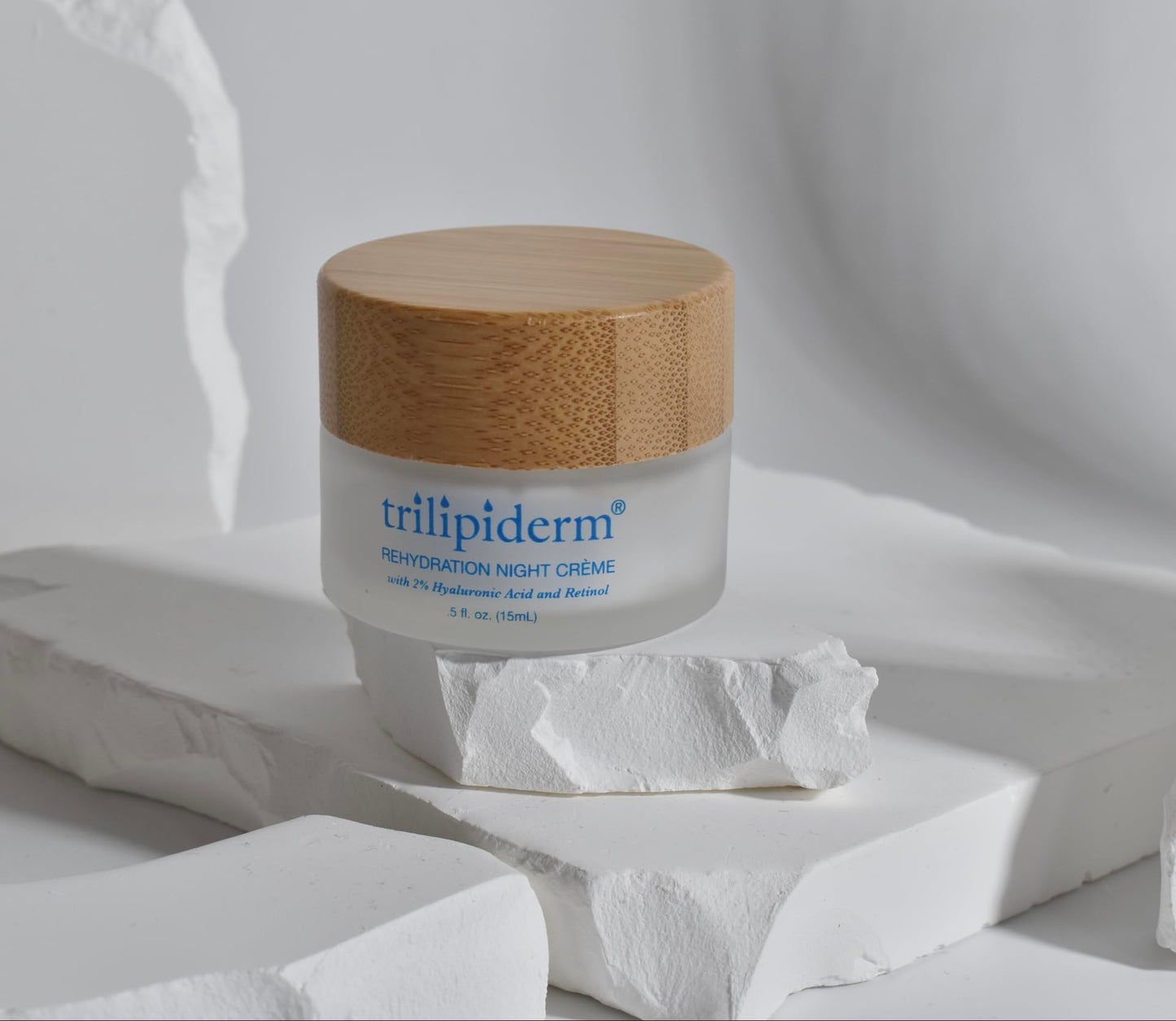 Trilipiderm Rehydration Night Crème 0.5 oz Travel Size - Anti Aging Night Cream with Hyaluronic Acid & Retinol, Mini Overnight Face Moisturizer, Trial Beauty & Personal Care Trilipiderm